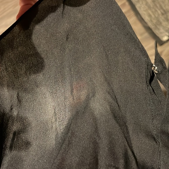 Alexis Silk Lace Blouse Top Black Romantic Victorian Sz 4 6 Small - Picture 9 of 10